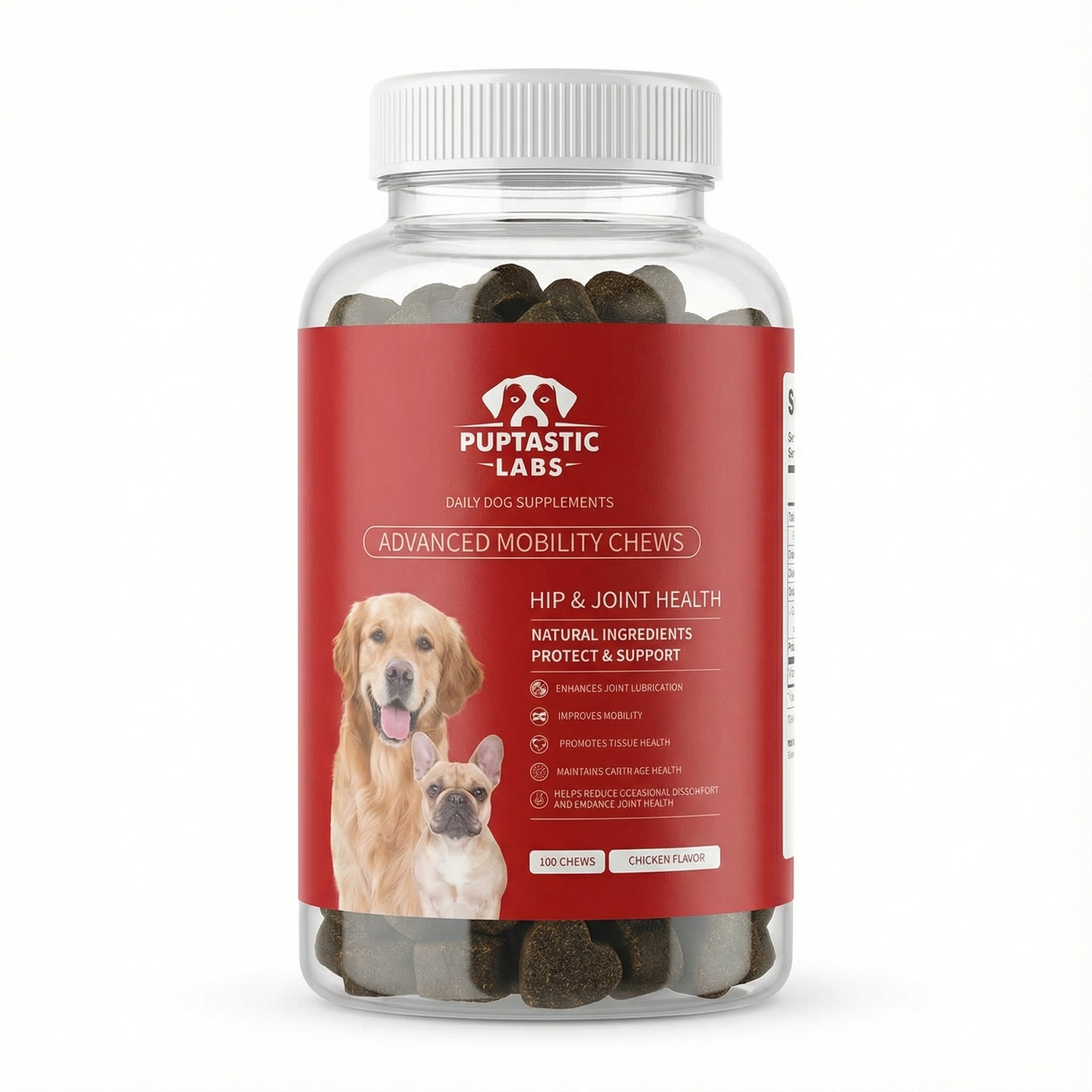 Puptastic Labs™ Advanced Mobility Chews | Daily Hip & Joint Support